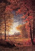 Albert Bierstadt Autumn in America, Oneida County, New York oil on canvas